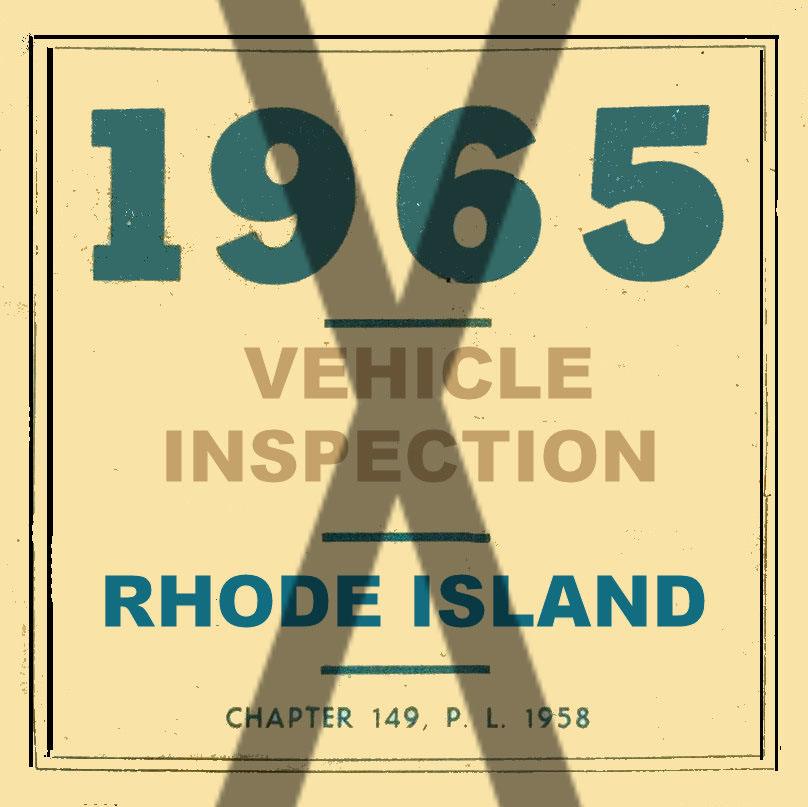 (image for) 1965 Rhode Island inspection sticker